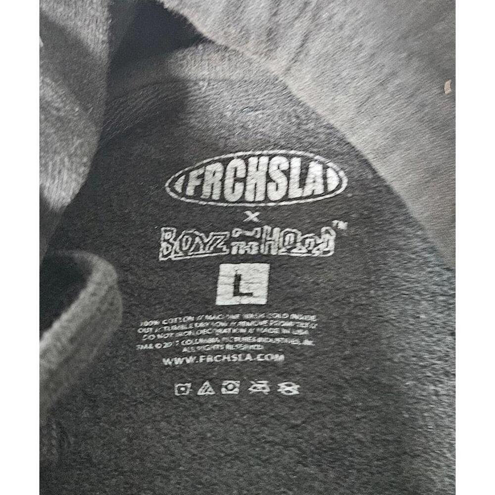 FRCHSLA x Boyz N the‎ Hood Hoodie - Compton Graphic - Unisex Black Size Large - Picture 3 of 6